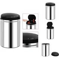 Vidaxl - Mülltonnen & Abfalleimer - Living Automatischer Sensor-Mülleimer 30 l Edelstahl - Silber