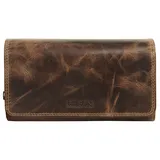 BAGAN Geldbörse Damen Portemonnaie bro brown