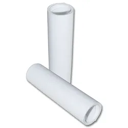 1 Rolle Papier Luftschlangen weiß