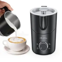 COLDFILL Milchaufschäumer Elektrisch 8-in-1, Automatischer Milchschäumer 400ml für Heiße & Kalte Schäume, Spülmaschinengeeignet, Abnehmbares, Leise, für Latte, Cappuccino, Sojamilch, Hafermilch