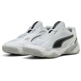Puma Solarstrike 4 Hallenschuhe Herren weiß/schwarz/silber 48