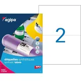 Agipa Folien-Etiketten 101167 Weiß 210 x 148,5 mm 1 Stück