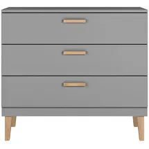 petits-meubles Kommode 100 x 90 cm Grau