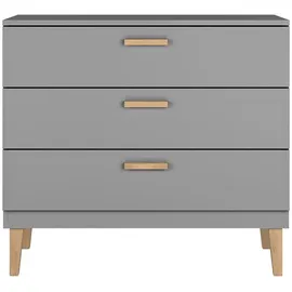 petits-meubles Kommode 100 x 90 cm Grau