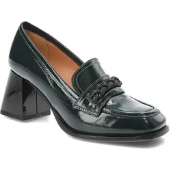 Grüne Halbschuhe Simen Elegante Damen Lederschuhe Mit Absatz, 41