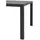 VCM Gartentisch 195 x 90 x 75 cm Schwarz/Grau