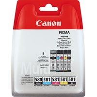 Canon PGI-580 pigmentschwarz + CLI-581 CMYK