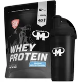 1kg Mammut Whey Protein Eiweißshake - Set inkl. Protein Shaker, Riegel, Powderbank oder Tasse (Coconut White Chocolate, Gratis Mammut Shaker)