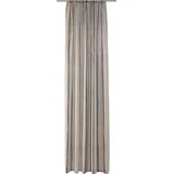 LeGer Home by Lena Gercke Gardine "Zayla", beige, B:135cm H:145cm, Polyester, LEGER HOME BY LENA GERCKE, Gardinen, Gardine, Leinenoptik, Stangendurchzug, Pflegeleicht, leichtes Material