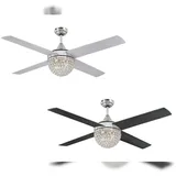 Westinghouse Kelcie 132 cm Deckenventilator Silber