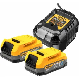 DeWalt DCB 1102 E2 Akku Starter Set 18 V 2 Stück
