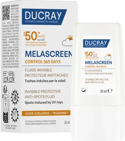 Ducray Melascreen Control 365 Days SPF50+ Fluide Protecteur Antitaches 30ml