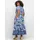 sheego Maxikleid Beige/Weiß Paisley 50