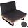 MCW MCW-H54 Loungesessel hellbraun/dunkelgrau