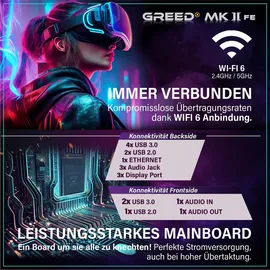Greed MK2 FE AMD Ryzen 5 5500 Nvidia Geforce RTX 5050