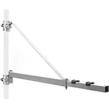 Wiltec - Schwenkarm Verladeleuchte bis 600 kg, Halterung Arbeitsleuchte mit 110 cm Ausladung, schwenkbarer Arm für Beleuchtung der Laderampe