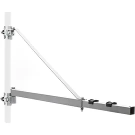 Wiltec - Schwenkarm Verladeleuchte bis 600 kg, Halterung Arbeitsleuchte mit 110 cm Ausladung, schwenkbarer Arm für Beleuchtung der Laderampe