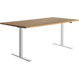 TOPSTAR Schreibtisch E-Table Buche / Weiß