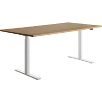 TOPSTAR Schreibtisch E-Table Buche / Weiß