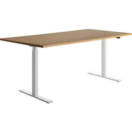 TOPSTAR Schreibtisch E-Table Buche / Weiß