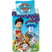 BrandMac PAW Patrol Wende-Bettwäsche-Set 135x200 80x80 Baumwolle Kinderbettwäsche
