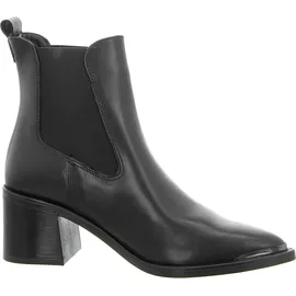 TAMARIS Damen Chelsea mit Blockabsatz Leder, schwarz, 37 EU