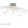 Homestyle4u Holzbett 90 x 200 cm Weiß