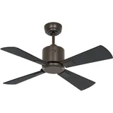 CasaFan ECO NEO III 92 cm Deckenventilator Schwarz/Teak