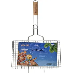 Grillnetz Grillkorb Wostok 5874 Groß für Fleisch, Fisch, Gemüse