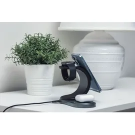 forcell Wireless drahtloses Ladegerät 3in115W Segel Mag Ladegerät Unterstützung MagSafe Schwarz - Schwarz