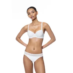 Bügel-BH MEY "AMOROUS", Damen, Gr. 90, Cup B, weiß, Spitze, Obermaterial: 77% Polyamid, 23% Elasthan, unifarben, feminin, BHs, verstellbare BH-Träger verleihen optimalen Sitz