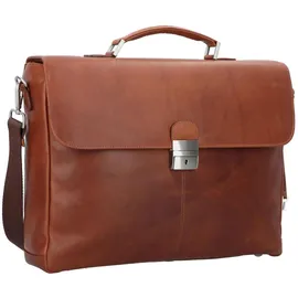 Esquire Dallas Aktentasche Leder 40 cm Laptopfach braun