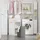 SoBuy Badezimmerschrank 66 x 37 x 95 cm Weiß MDF