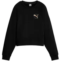 Puma Rundhalspullover Better Sportswear Crew mit Logografik auf der