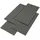 [neu.holz] Wandpaneel Vang hellgrau 4 St. 120 x 60 cm
