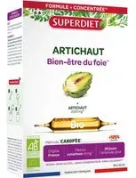 SUPERDIET – ARTICHAUT BIO 2000 MG 20 ampoules de 10 ml Ampoule(S) Buvable(S) 20x10