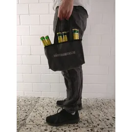 Out of the Blue Handtasche für 6 Bierflaschen Bestickt MÄNNERHANDTASCHE/Maße: 24 x 14 x 16 cm