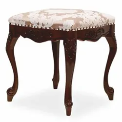 Casa Padrino Luxus Barock Hocker Kupfer / Weiß / Dunkelbraun - Barock Möbel