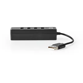Nedis USB-Hub - USB-A Stecker, 4x USB 2.0 Stromversorgung über USB