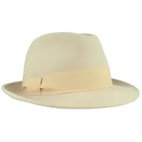 Breiter Filzhut beige L