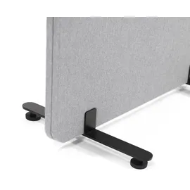 HJH Office Mobiles Akustik-Trennwand-System FLEXMIUT 2er Set hellgrau