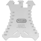 Picard Anreißschablone von 5 - 100 mm aus Stahl