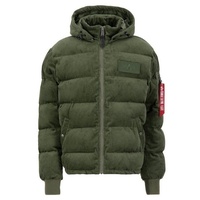 Alpha Industries Winterjacke ALPHA INDUSTRIES "ALPHA Men - Parka & Winter Jackets Puffer Cord" Gr. L, grün (sage, green) Herren Jacken Übergangsjacken