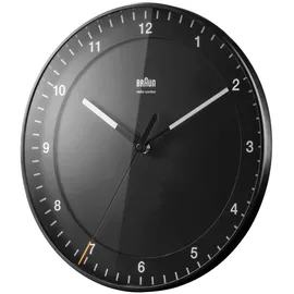 Braun Funkwanduhr 30,00 cm BC 17 B-DCF schwarz