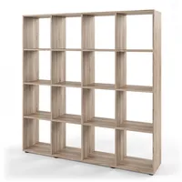 Vicco Raumteiler Karree 138,5 x 29 x 142,5 cm Braun