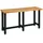 Primaster Werkbank Holz/Metall/Stahl 180 x 63 x 95 cm schwarz