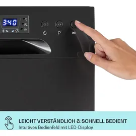 Klarstein Amazonia 8 Geschirrspüler (freistehend, 598 mm breit, Anthrazit)