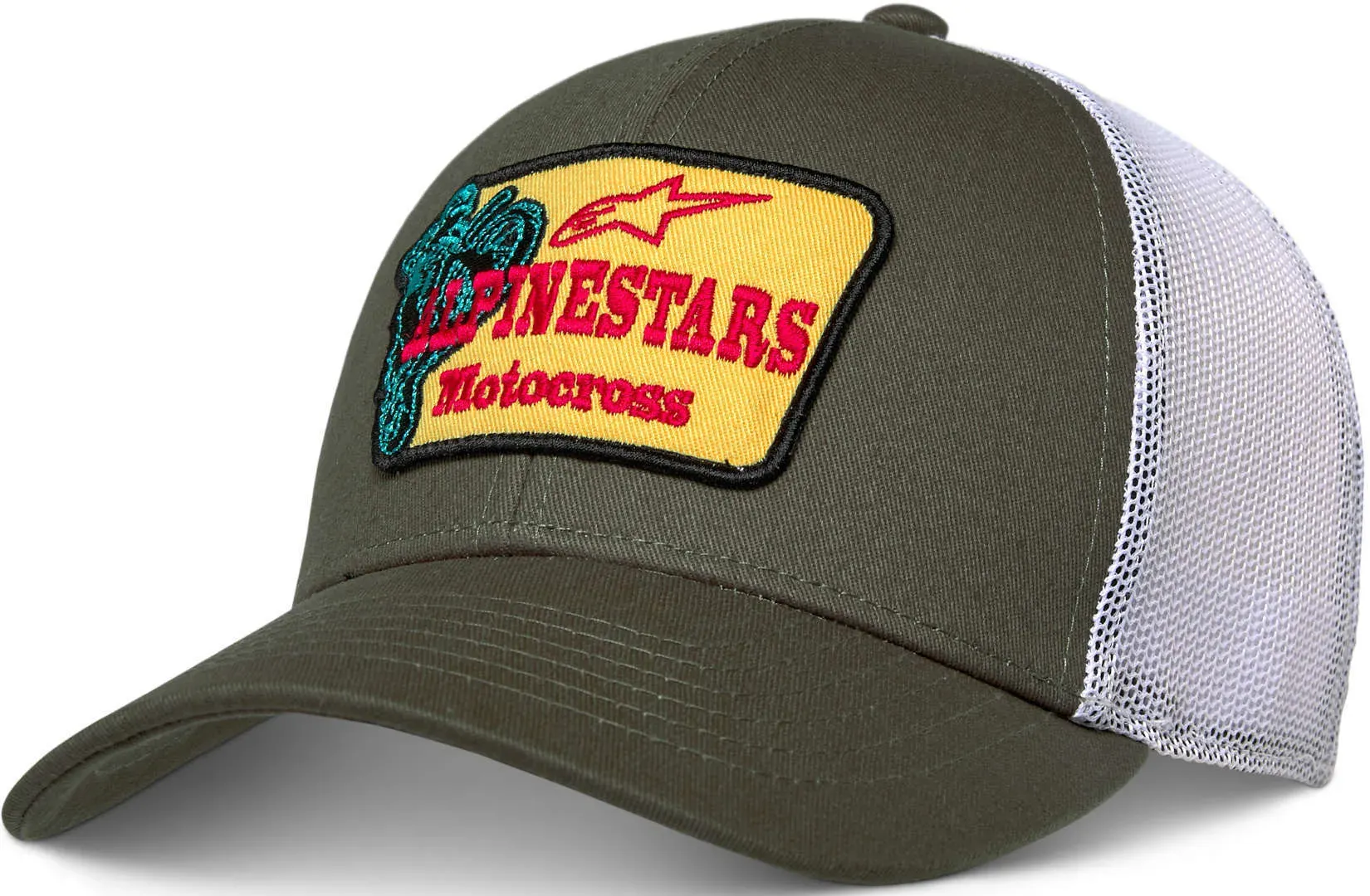 Alpinestars Hardware Trucker Pet, groen, Eén maat Voorman