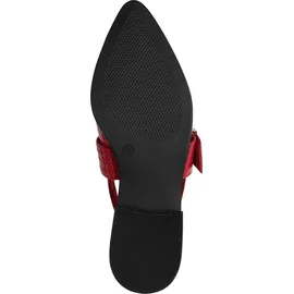 Marco Tozzi Damen Pumps weiches Feel Me Fußbett weiches Innenfutter Vegan Vegan, rot (RED PATENT), 39 EU