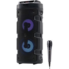 Elbe Bluetooth Lautsprecher mit Karaoke Mikrofon ELBE ALT-88 10W Schwarz